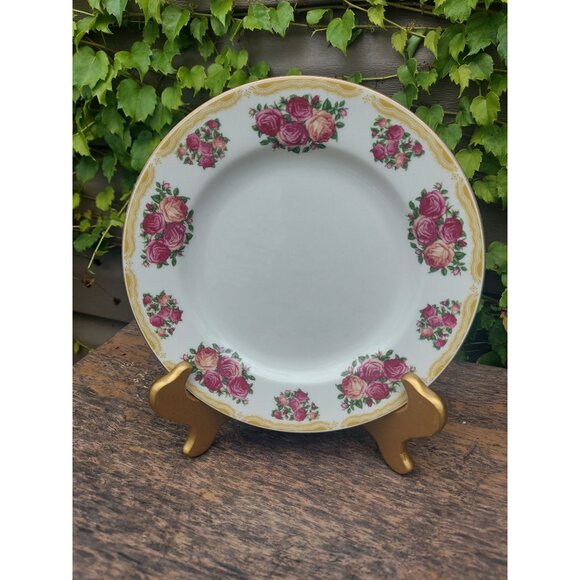 4 Farberware Sydney Roses Fine China Salad Plates - Picture 2 of 3